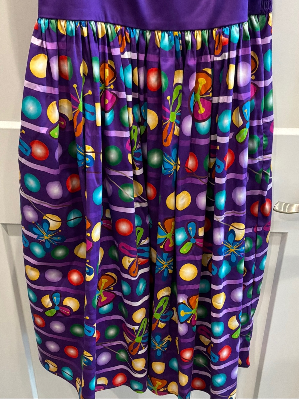 NWT The Dress Shop Disney Purple Floral Pixar Mini Dress M Collection Piece - Picture 8 of 13